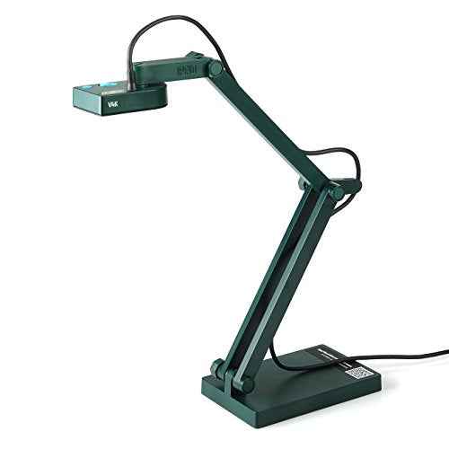 IPEVO V4K Ultra High Definition 8MP USB Document Camera ? Mac OS, Windows, Chromebook Compatible for Live Demo, Web Conferencing, Distance Learning, Remote Teaching