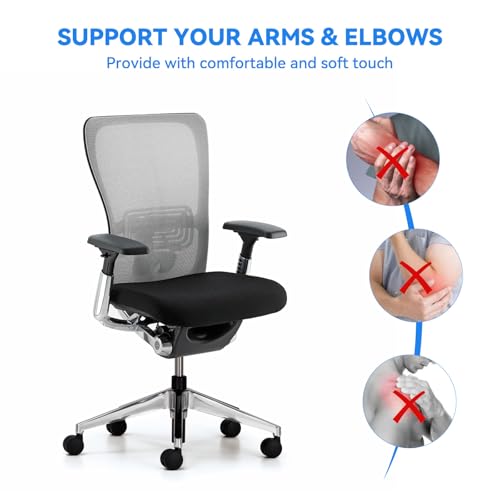 Arm Pads Caps Replacement fit for Haworth Very Office Chair,Office Chair Arm Rest Replacement