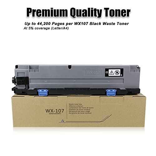 ValueColor Compatible with WX-107 WX107 Waste Toner Box Replacement for Konica Minolta Bizhub C250i C300i C360i C450i C550i C650i Printers.