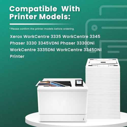 GREENBOX (NO Toner) Compatible Drum Unit Replacement for Xerox Phaser 3330 101R00555 for WorkCentre 3335 3345 3345VDNi Phaser 3330DNi WorkCentre 3335DNi WorkCentre 3345DNi Printer (1 Pack)