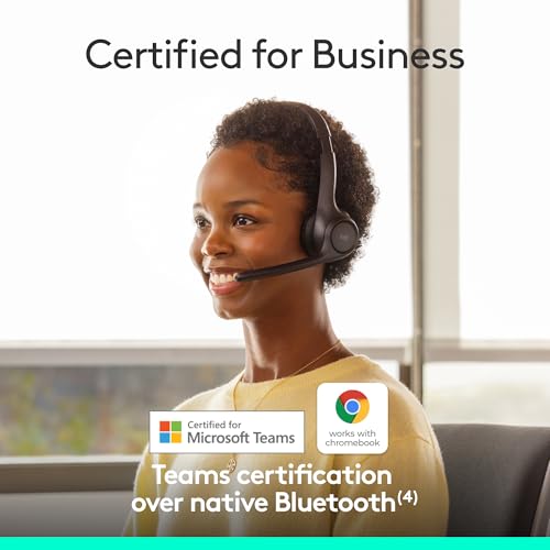 Logitech Zone 305 Wireless Bluetooth Headset for Business - Native Bluetooth, No Dongle
