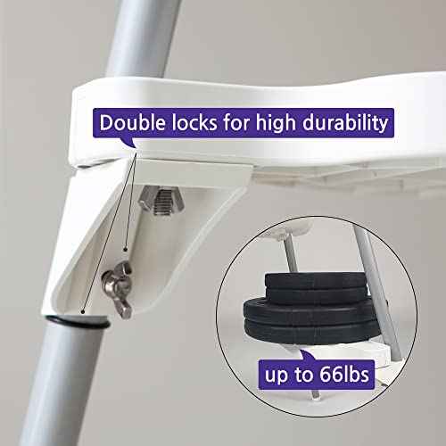Baby Footrest Compatible with IKEA High Chair Antilop Footrest Accessories, Balchakryuk (White Snow)