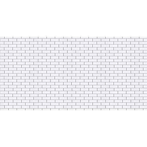 Fadeless Bulletin Board Paper, Fade-Resistant Paper for Classroom Decor, 48¡± x 50¡¯, White Subway Tile, 1 Roll