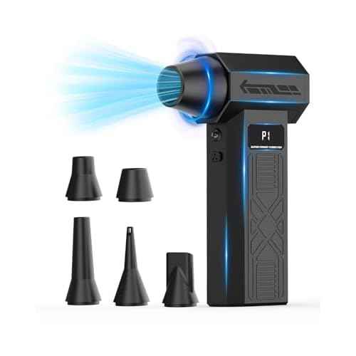 Compressed Air Duster-280000RPM Electric Air Duster,4-Gear Adjustable Super Power Air Blower,Rechargeable Mini Blower with Fast Charging for PC,Keyboard,House,Outdoor & Car