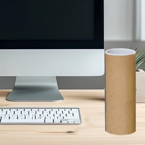 DELORIGIN 3 Inch Mailing Tube End Caps 100-Pack White Plastic Sealing Caps