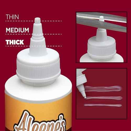 Aleene's Fabric Fusion Glue 4 oz, Nontoxic, Permanent and Washable Adhesive, Dries Flexible, Strong Bond on All Fabrics, Patches, Clothing, Denim, Polyester, Cotton, Felt, Flannel Materials