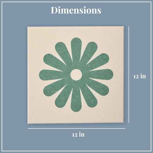 Felt Right Mini Daisy Checker Dusk | Classroom Decor | Acoustic Wall Panels | Home Decor | Felt Wall Panels | Felt Tiles for Accent Walls | Decorative Bulletin Board