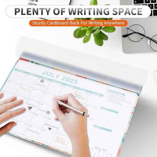 Desk Calendar 2025-2027, October 2025 to April 2027, 21 Months Calendar with TO-DO List 16.5 * 12 Inch, 2025-2027 Desk Calendar for Home or Office Planning and Organizing