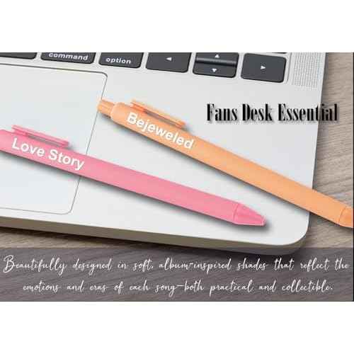 Taylor Gifts Merch, Cute Taylor Gel Pens, Office Supplies for Music Fans, Taylor Birthday Party Favors for Girls, Women, Nurse, Teacher, Christmas Stocking Stuffers Gift for Girls Boys