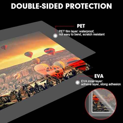 Laminating Sheets, 100 Pack Clear Thermal Laminating Plastic Paper Laminator Sheets, 11 x 17-Inch, 5mil, Ideal Office or School Supplies
