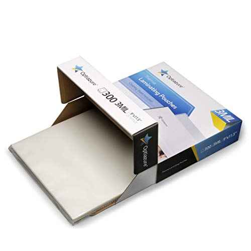 Thermal Laminating Pouches 9"x11.5" Inches, 3mil 300Pack, Clear, Letter Size