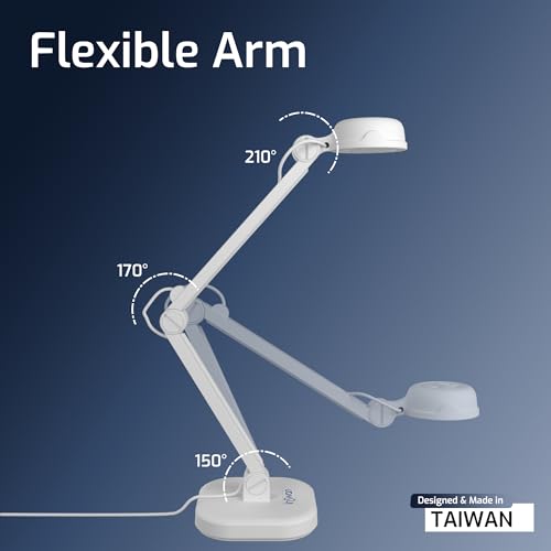 INSWAN INS-1 Classic USB Document Camera Webcam 8MP with LED & Mic