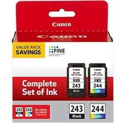 Canon CL-241 Color Ink Cartridge & PG-243/ CL-244 Ink Multi pack, Compatible to TR4520, MX492, MG2520, MG2922, TS302 and TS202 Printers