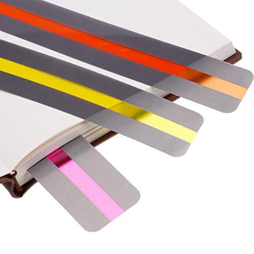 Chinco Guided Reading Strips - 32 Bright Color Highlight Strips for Kids & Students, Mixed Colors