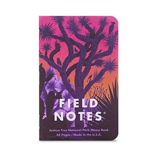 Field Notes: National Parks Series (Series B - Grand Canyon, Joshua Tree, Mount Rainier) - Graph Paper Memo Book 3-Pack - 3.5 x 5.5 Inch