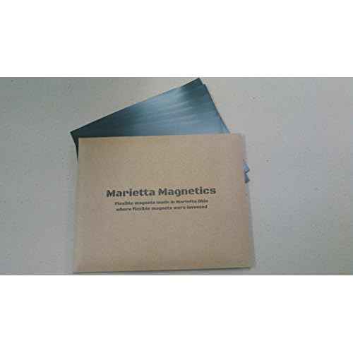 Marietta Magnetics - 25 Magnetic Sheets of 8" x 10" Adhesive (30 mil) extra thick and strong for crafts, die storage, signage