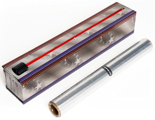 ChicWrap Patriotic Aluminum Foil Dispenser - Includes 12" x 30' Roll
