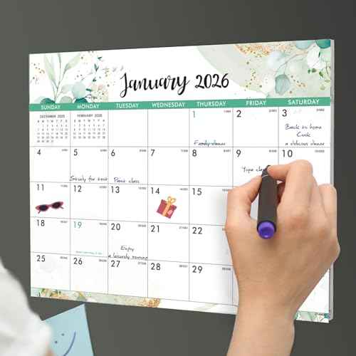 2026-2027 Magnetic Calendar - 2026-2027 Calendar, Magnetic Calendars for Fridge from Jan.2026 - Dec.2027, 8''x10'', 24 Monthly Fridge Calendars for Refrigerator, Easy Organizing