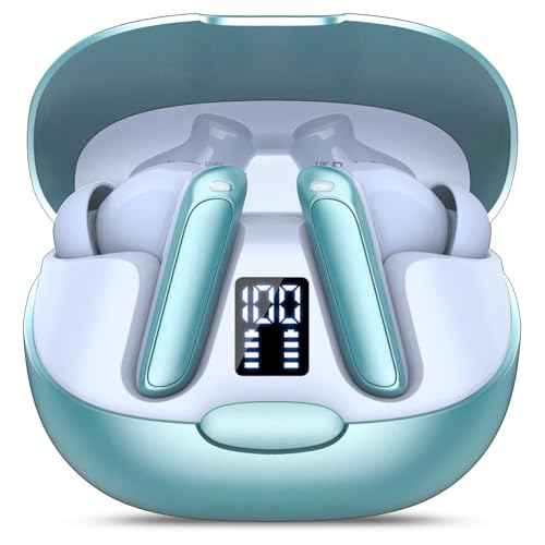 AI Language Translation Earbuds, 3-in-1 Translator Earbuds Real Time with 7 Translation Modes, with Audio and Video Call, 164 Language Bluetooth 5.3 Headphones Translating Device, Light Blue