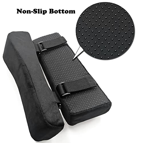 Jienyuce Easy-You Office Chair Armrest Covers – Set of 2, Soft Non-Slip Armrest Paddings