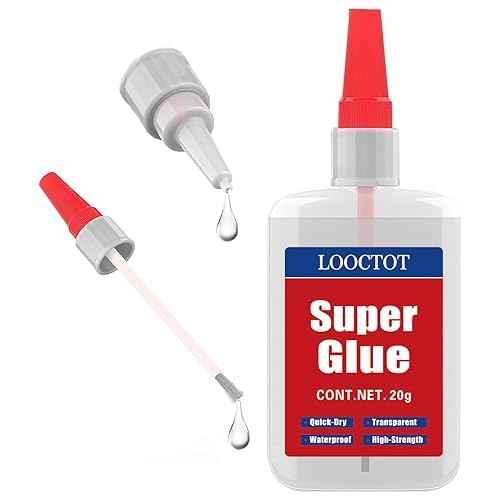 (2-in-1) Super Glue with Brush Applicator & Nozzle, Mess Free Superglue Brush, Instant Glue for All Purpose and Fast Setting for Projects and Repairs,3000 CPS Clear Cyanoacrylate Glue