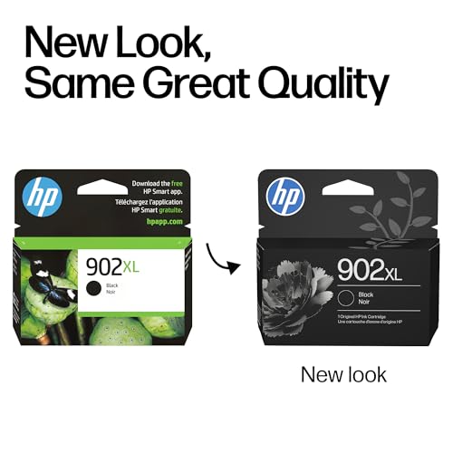 HP 902XL Black High-Yield Ink Cartridge 1 Pack for OfficeJet & Pro Series