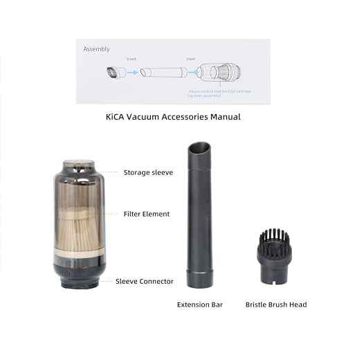 KiCA JetFan 2 Air Duster Vacuuming Accessories, Computer Vacuum Cleaner - for Keyboard Cleaning