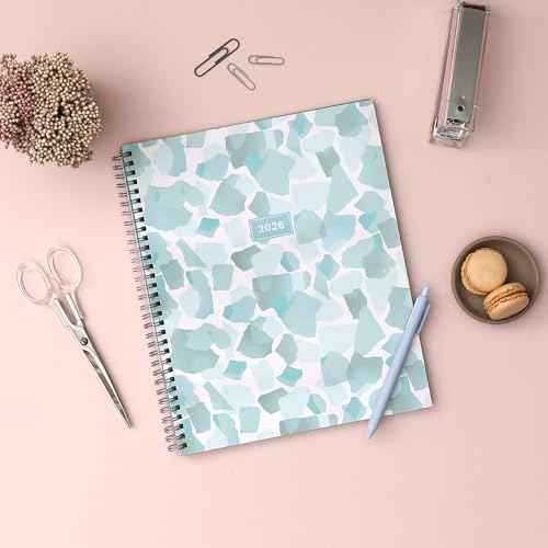 Blue Sky 2026 Weekly and Monthly Planner Calendar, January 2026 - December 2026, 8.5" x 11", Flexible Frosted Cover, Laminated Tabs, Durable Twin Wire Binding, Storage Pocket, Amitza