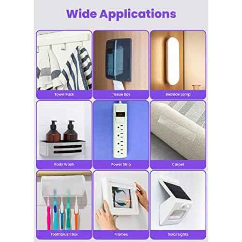 Upgraded Double Sided Tape Heavy Duty,Extra Large Nano Double Sided Adhesive Mounting Tape,Clear & Tough Sticky Poster Wall Tape ,1.18 x 120 In,Multipurpose Tape Picture Hanging Strips for Home Office