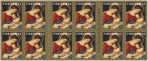Christmas Madonna and Child 2024 Forever Postage Stamps, 20-Count Set