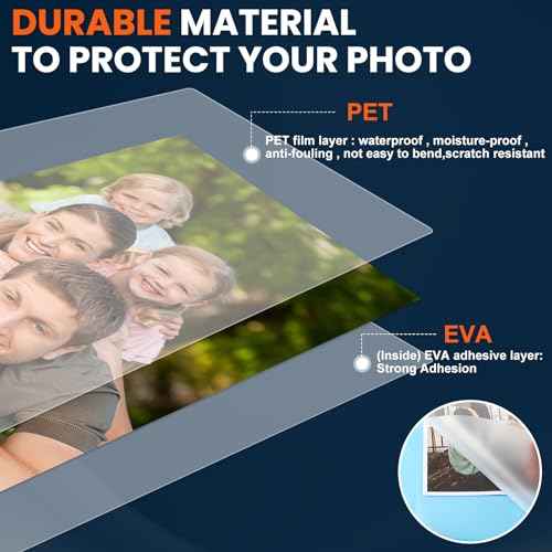 CAREGY 100 Pack Laminating Sheets, Hold 11 x 17 Inch Sheet, 5 Mil Clear Thermal Laminating Pouches 11.5 x 17.5 Inch Lamination Sheet Paper for Laminator, Round Corner