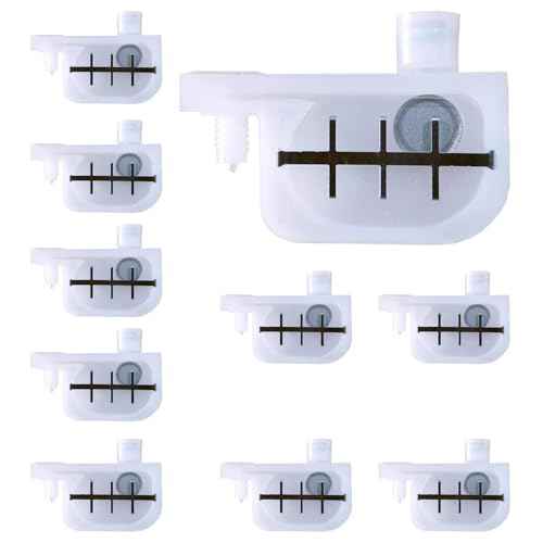 10PCS Printer Ink Damper with Filter for DX4/DX5 Printer Head Compatible for Roland SP300 SP540 Mimaki JV3 JV22 Mutoh RJ8000 Epson R1800 etc. Replacement Parts for Printer Head Damper Ink Filter