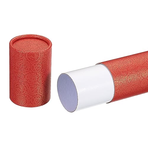 PATIKIL 2 Inch x 13 Inch Red Poster Tube - Portable Art & Document Storage