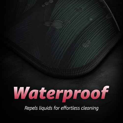 Hystar¢ç Extended Gaming Mouse Pad | XXL 36" x 16" | 5mm Thick, Waterproof Surface, Smooth Polyester Fabric, and Natural Rubber Base | Bloom