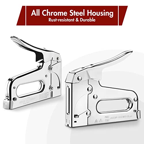 Arrow Heavy Duty Staple Gun Kit with 3750 Staples for Upholstery & Repair