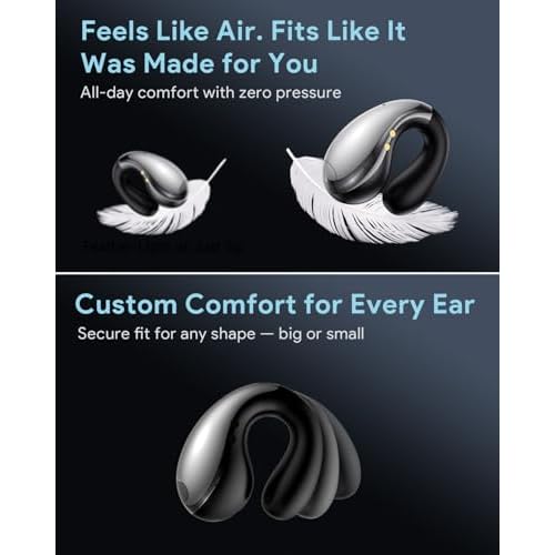 Ai Translation Earbuds Real-Time ? Ear Buds Translators Any Language, Audifonos Traductores Ingl?s Espa?ol, Instant Translating Earbud Devices for Live Global Conversations, Mirror Black
