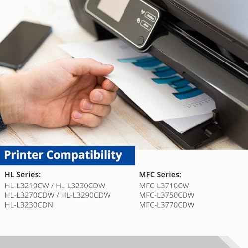 TN227 TN223 High Yield Toner Cartridge Compatible for Brother TN-227 TN 223 for MFC-L3750CDW MFC-L3770CDW HL-L3290CDW HL-L3210CW HL-L3230CDW Printer (4 Pack)