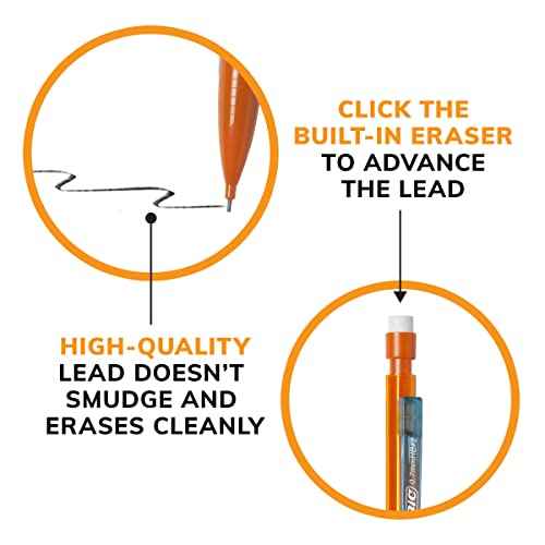 BIC Xtra Smooth Mechanical Pencil, 0.7 mm Medium Point, Refillable and Retractable, 40-Count Pack