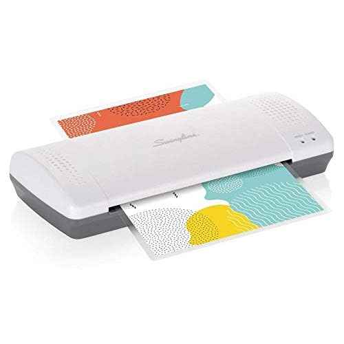 Swingline GBC Thermal Laminator Machine, Inspire, 9 Inch, Quick Warm-Up, 3 or 5 Mil, with 5 Standard Laminating Pouches for Home, Office and Classroom, Black (1701857)
