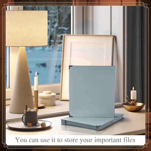Marspark Important Document Organizer with Labels, Expanding File Folder, Family Document Organizer Binder for Important Papers, Letters, Photos, Passports(Blue)