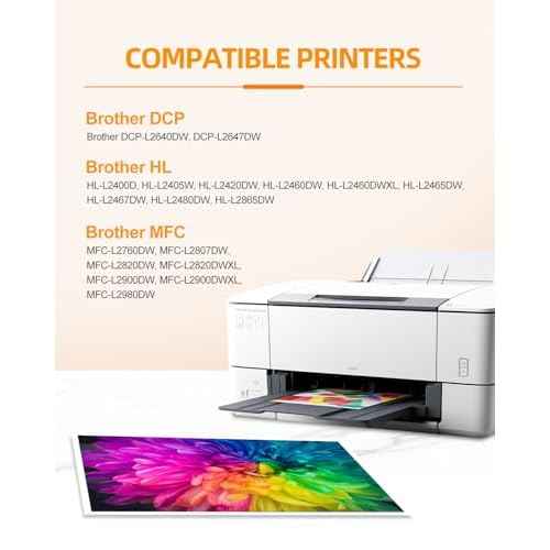 TN830XL Toner Cartridge Replacement for Brother TN830XL TN830 XL Toner TN-830XL Work for Brother DCP-L2640DW HL-L2460DW MFC-L2820DW HL-L2405W HL-L2480DW HL-L2400D (1 Black)