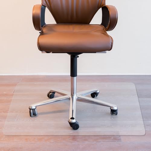 Clear Office Chair Mat for Hardwood, Gaming Chair Mats, Rectangular Chair Mat for Hard Floors, Desk Protection Mats, Non-Slip and Easy Cleaning (45"¡¿ 53")