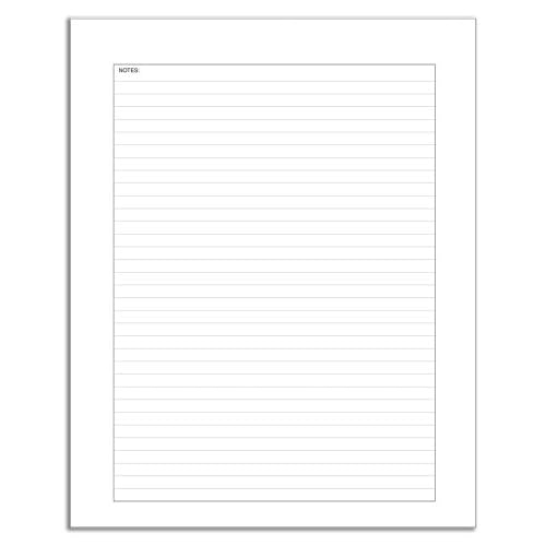 BookFactory Professional Record Book/Account Notebook/College Ruled Notebook - 240 pg 8'' x 10'' Section Sewn Hardbound (Made in USA)