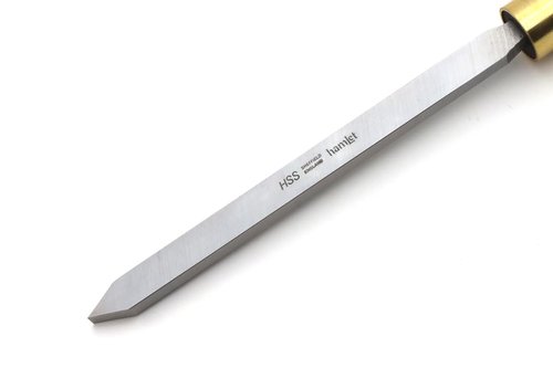 Hamlet Craft Tools Thin Parting Tool (HCT090) by Henry Taylor, 1/2" Wide x 1/8" Thick Blade, M2 HSS, 16-1/4" Overall Length