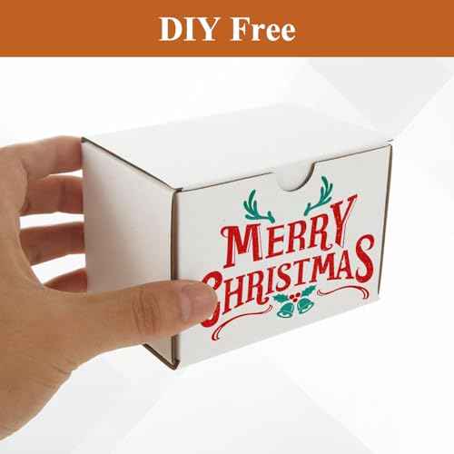 100 PCS Small Boxes for Shipping 4x3x3 Shipping Boxes for Business White Cardboard Boxes Small Mailing Box White Packing Box for Packing, Moving and Storage