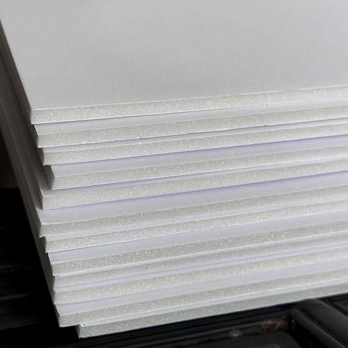 ZJCEASER 12 Pack 12x16 Inch White Foam Boards - 3/16" Thick for Crafts & Presentations