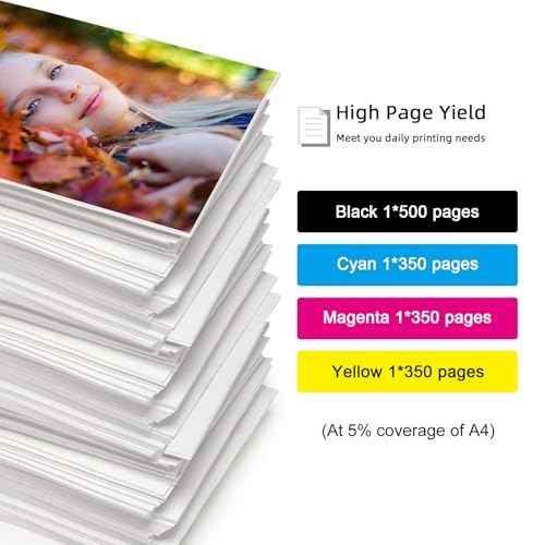 Remanufactured 232XL Ink Cartridges Replacement for Epson 232 XL Ink Cartridges Combo Pack for Expression Home XP-4200 XP-4205 Workforce WF-2930 WF-2950 (4 Pack)