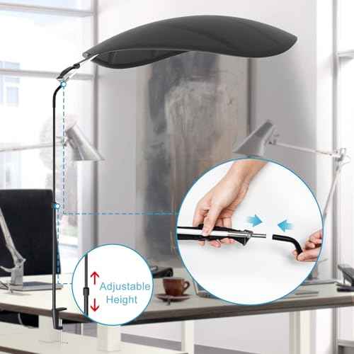 Office Cubicle Shade Cubicle Desk Light Shield to Block Overhead Light Office Cubicle Accessories
