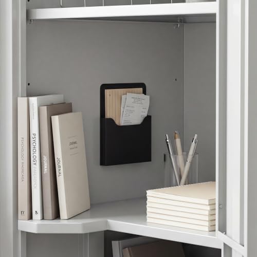 Magnetic File Folder Holders Set for Whiteboards & Metal Surfaces - 8 Pack