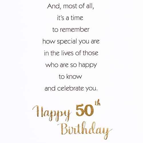 American Greetings 50th Birthday Card (Wonderful Life You're Living)